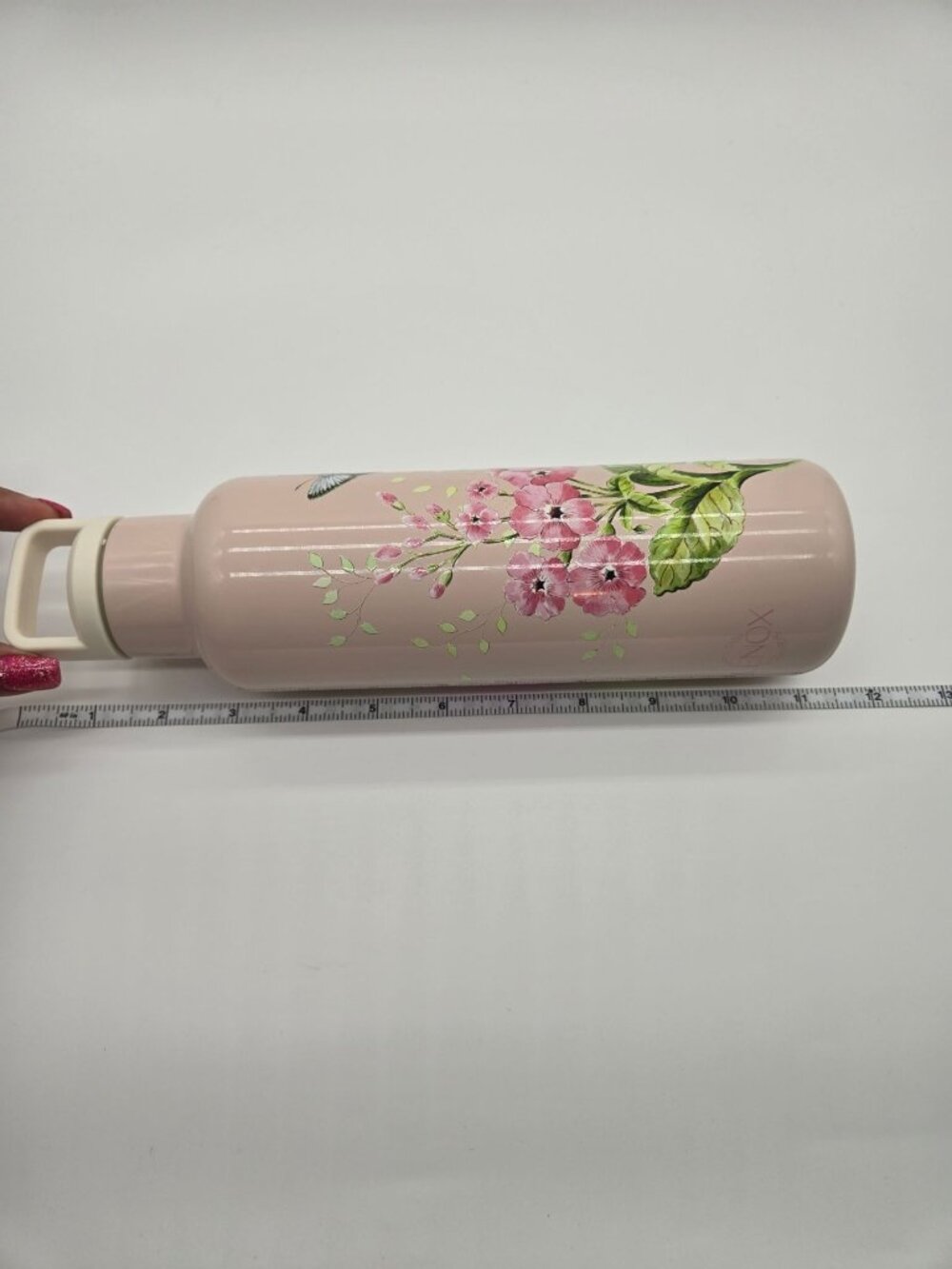 Lenox Butterfly Meadow Pink 18 oz Insulated Water Bottle Leak Proof NWT - Picture 5 of 5
